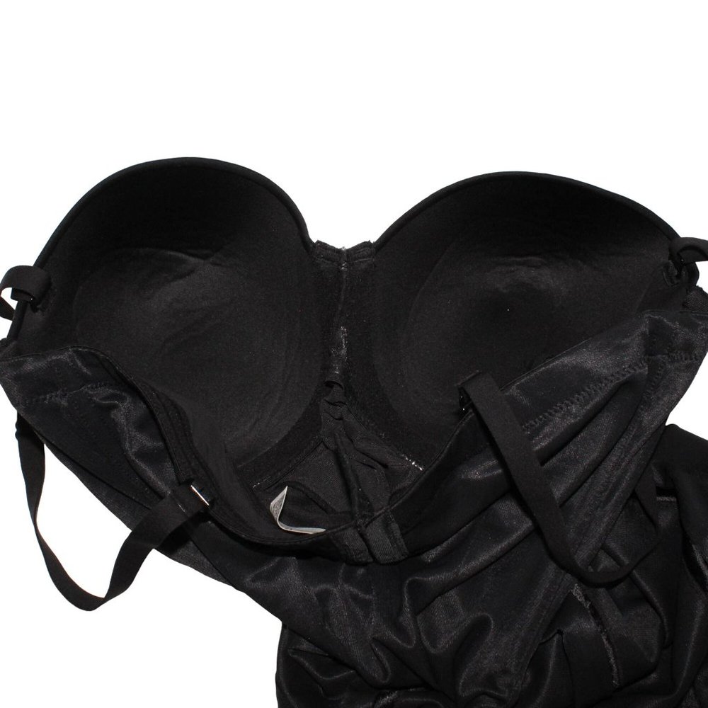 Flexees Black 36B Body Shapewear Molded Cup Underwire Adjustable Straps - Picture 4 of 8